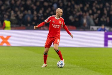 Fredrik Aursnes, AFC Ajax ve SL Benfica (Maciej Rogowski / Ball Raw Images) arasında Şampiyonlar Ligi faz oyunu sırasında görüldü)