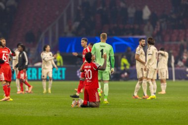 Richard Rios, AFC Ajax ve SL Benfica (Maciej Rogowski / Ball Raw Images) arasında Şampiyonlar Ligi faz oyunu sırasında görüldü)