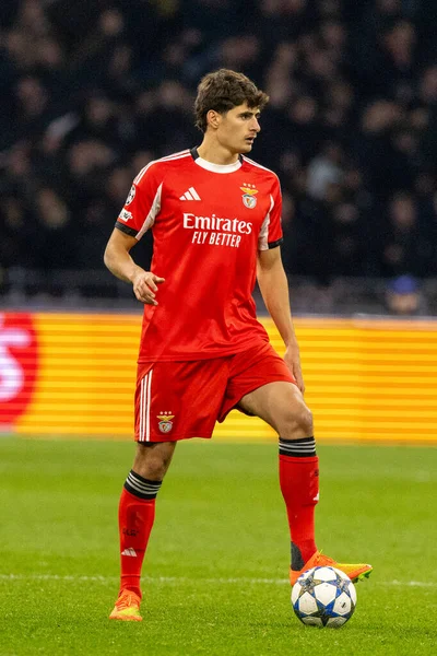 Antonio Silva, AFC Ajax ve SL Benfica (Maciej Rogowski / Ball Raw Images) arasındaki Şampiyonlar Ligi faz maçında görüldü)