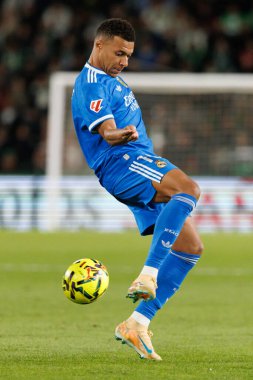 Elche, İspanya - 11 23 23 2025: LaLiga EA SPORTS maçı sırasında Elche CF ve Real Madrid FC takımları arasında Kylian Mbappe görüldü  