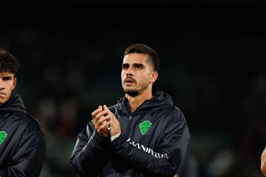 Elche, İspanya - 11 23 23 2025: Andre Silva LaLiga EA Spor karşılaşmasında Elche CF ve Real Madrid FC takımları arasında görüldü 