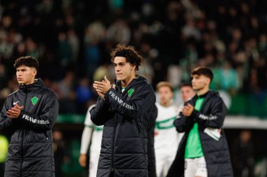 Elche, İspanya - 11 23 23 2025: Hector Fort LaLiga EA Spor karşılaşmasında Elche CF ve Real Madrid FC takımları arasında görüldü 