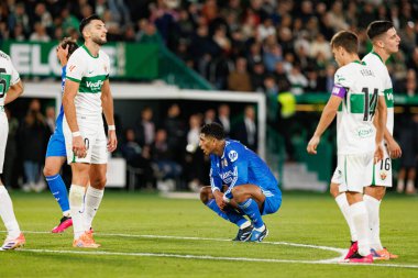 Elche, İspanya - 11 23 23 2025: Jude Bellingham, Elche CF ve Real Madrid FC takımları arasında oynanan LaLiga EA Spor maçı sırasında görüldü 