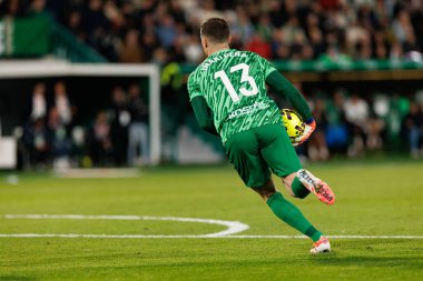 Elche, İspanya - 11 23 2025: Inaki Pena, Elche CF ve Real Madrid FC takımları arasında oynanan LaLiga EA Spor maçı sırasında görüldü 