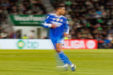 Elche, İspanya - 11 23 23 2025: Jude Bellingham, Elche CF ve Real Madrid FC takımları arasında oynanan LaLiga EA Spor maçı sırasında görüldü  