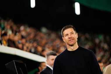 Elche, İspanya - 11 23 23 2025: Xabi Alonso LaLiga EA Spor karşılaşmasında Elche CF ve Real Madrid FC takımları arasında görüldü 