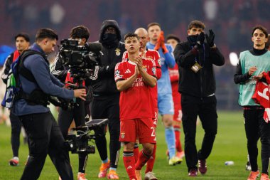 Samuel Dahl, AFC Ajax ve SL Benfica (Maciej Rogowski / Ball Raw Images) arasındaki Şampiyonlar Ligi faz maçında görüldü)