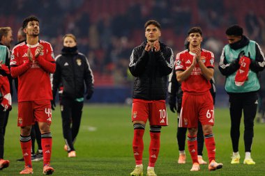 Georgiy Sudakov, AFC Ajax ve SL Benfica (Maciej Rogowski / Ball Raw Images) arasında Şampiyonlar Ligi faz oyununda görüldü)