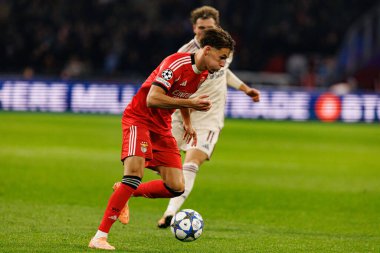 Amar Dediç, AFC Ajax ve SL Benfica (Maciej Rogowski / Ball Raw Images) arasında Şampiyonlar Ligi faz oyunu sırasında görüldü)