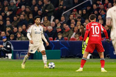 Owen Wijndal, AFC Ajax ve SL Benfica (Maciej Rogowski / Ball Raw Images) arasında Şampiyonlar Ligi faz oyunu sırasında görüldü)