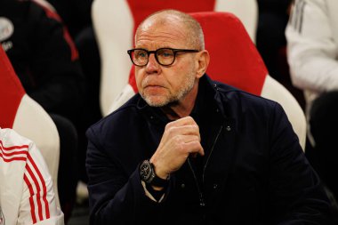 Fred Grim, AFC Ajax ve SL Benfica (Maciej Rogowski / Ball Raw Images) arasındaki Şampiyonlar Ligi faz maçında görüldü)