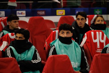 Manu Silva, AFC Ajax ve SL Benfica (Maciej Rogowski / Ball Raw Images) arasında Şampiyonlar Ligi faz oyunu sırasında görüldü)