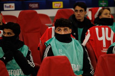 Manu Silva, AFC Ajax ve SL Benfica (Maciej Rogowski / Ball Raw Images) arasında Şampiyonlar Ligi faz oyunu sırasında görüldü)