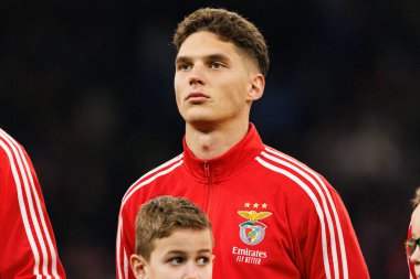 Georgiy Sudakov, AFC Ajax ve SL Benfica (Maciej Rogowski / Ball Raw Images) arasında Şampiyonlar Ligi faz oyununda görüldü)