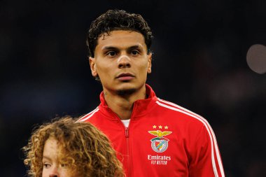 Richard Rios, AFC Ajax ve SL Benfica (Maciej Rogowski / Ball Raw Images) arasında Şampiyonlar Ligi faz oyunu sırasında görüldü)