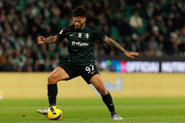  Luis Javier Suarez seen during Liga Portugal game between teams of Sporting CP and CF Estrela Amadora  at Estadio Jose Alvalade (Maciej Rogowski/Ball Raw Images)