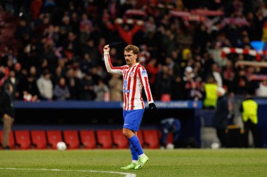 Antoine Griezmann, Atletico de Madrid ile Internazionale Milano (Maciej Rogowski / Ball Raw Images) arasındaki Şampiyonlar Ligi faz maçında görüldü.)