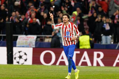 Jose Maria Gimenez, Atletico de Madrid ile Internazionale Milano (Maciej Rogowski / Ball Raw Images) arasındaki Şampiyonlar Ligi faz maçında gol üstüne gol atarken görüldü)