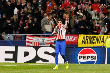 Jose Maria Gimenez, Atletico de Madrid ile Internazionale Milano (Maciej Rogowski / Ball Raw Images) arasındaki Şampiyonlar Ligi faz maçında gol üstüne gol atarken görüldü)