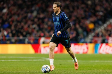 Atletico de Madrid ile Internazionale Milano (Maciej Rogowski / Ball Raw Images) arasındaki Şampiyonlar Ligi faz maçında Piotr Zielinski görüldü)