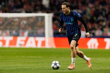 Piotr Zielinski seen during Champions League league phase game between Atletico de Madrid and Internazionale Milano  (Maciej Rogowski/Ball Raw Images)