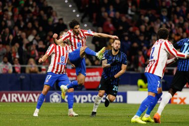 Johnny Cardoso seen during Champions League league phase game between Atletico de Madrid and Internazionale Milano  (Maciej Rogowski/Ball Raw Images)