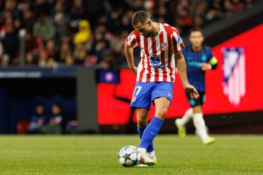 David Hancko seen during Champions League league phase game between Atletico de Madrid and Internazionale Milano  (Maciej Rogowski/Ball Raw Images)