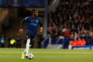 Yann Bisseck seen during Champions League league phase game between Atletico de Madrid and Internazionale Milano  (Maciej Rogowski/Ball Raw Images)