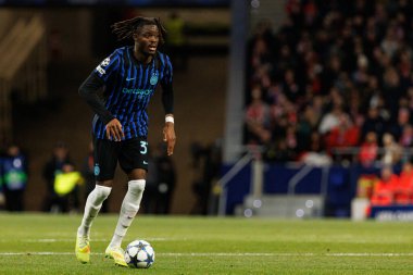 Yann Bisseck seen during Champions League league phase game between Atletico de Madrid and Internazionale Milano  (Maciej Rogowski/Ball Raw Images)