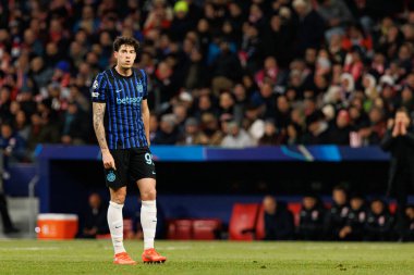 Alessandro Bastoni Atletico de Madrid ile Internazionale Milano (Maciej Rogowski / Ball Raw Images) arasındaki Şampiyonlar Ligi faz maçında görüldü.)