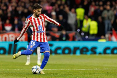 Alejandro Baena, Atletico de Madrid ile Internazionale Milano (Maciej Rogowski / Ball Raw Images) arasındaki Şampiyonlar Ligi faz maçında görüldü.)