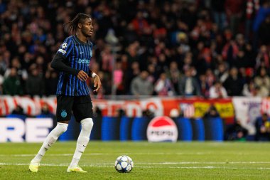 Yann Bisseck seen during Champions League league phase game between Atletico de Madrid and Internazionale Milano  (Maciej Rogowski/Ball Raw Images)