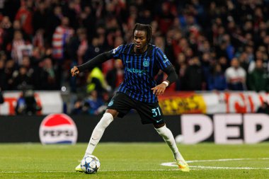 Yann Bisseck seen during Champions League league phase game between Atletico de Madrid and Internazionale Milano  (Maciej Rogowski/Ball Raw Images)