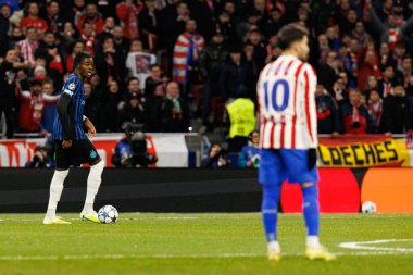 Yann Bisseck seen during Champions League league phase game between Atletico de Madrid and Internazionale Milano  (Maciej Rogowski/Ball Raw Images)