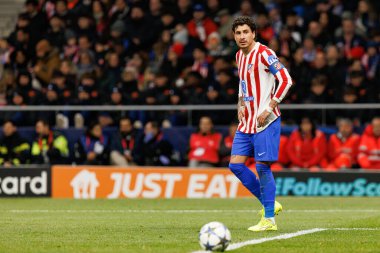 Jose Maria Gimenez, Atletico de Madrid ile Internazionale Milano (Maciej Rogowski / Ball Raw Images) arasındaki Şampiyonlar Ligi faz maçında görüldü.)