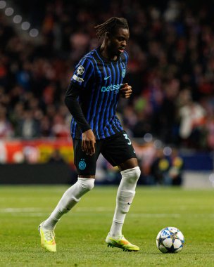 Yann Bisseck seen during Champions League league phase game between Atletico de Madrid and Internazionale Milano  (Maciej Rogowski/Ball Raw Images)