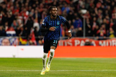 Yann Bisseck seen during Champions League league phase game between Atletico de Madrid and Internazionale Milano  (Maciej Rogowski/Ball Raw Images)
