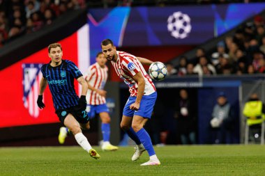 Atletico de Madrid ile Internazionale Milano (Maciej Rogowski / Ball Raw Images) arasındaki Şampiyonlar Ligi faz maçında David Hancko görüldü.)