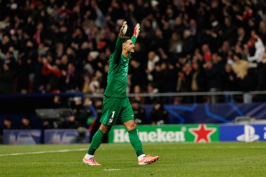 Juan Musso seen during Champions League league phase game between Atletico de Madrid and Internazionale Milano  (Maciej Rogowski/Ball Raw Images)