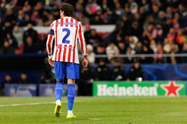 Jose Maria Gimenez, Atletico de Madrid ile Internazionale Milano (Maciej Rogowski / Ball Raw Images) arasındaki Şampiyonlar Ligi faz maçında görüldü.)