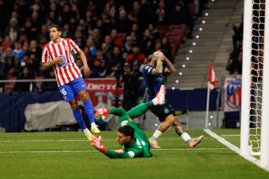 Federico Dimarco seen during Champions League league phase game between Atletico de Madrid and Internazionale Milano  (Maciej Rogowski/Ball Raw Images)