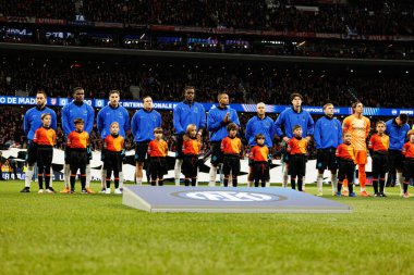 Şampiyonlar Ligi 'nde Atletico de Madrid ile Internazionale Milano (Maciej Rogowski / Ball Raw Images) arasında oynanan faz maçında Inter oyuncuları görülüyor)