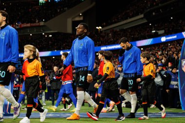 Ange-Yoan Bonny Atletico de Madrid ile Internazionale Milano (Maciej Rogowski / Ball Raw Images) arasındaki Şampiyonlar Ligi faz maçında görüldü)