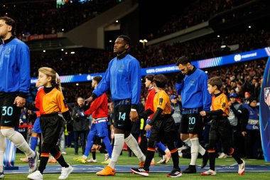 Ange-Yoan Bonny Atletico de Madrid ile Internazionale Milano (Maciej Rogowski / Ball Raw Images) arasındaki Şampiyonlar Ligi faz maçında görüldü)