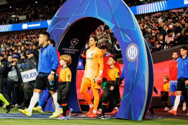 Atletico de Madrid ile Internazionale Milano (Maciej Rogowski / Ball Raw Images) arasındaki Şampiyonlar Ligi faz maçında Lautaro Martinez ve Yann Sommer görüldü)