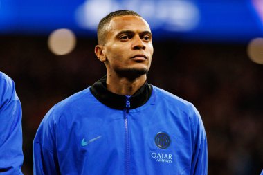 Manuel Akanji, Atletico de Madrid ile Internazionale Milano (Maciej Rogowski / Ball Raw Images) arasındaki Şampiyonlar Ligi faz maçında görüldü.)