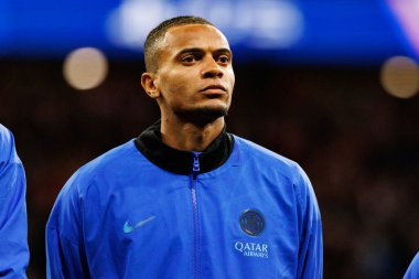 Manuel Akanji seen during Champions League league phase game between Atletico de Madrid and Internazionale Milano  (Maciej Rogowski/Ball Raw Images)