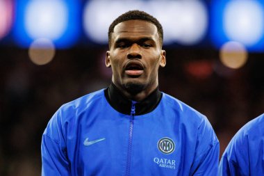 Ange-Yoan Bonny seen during Champions League league phase game between Atletico de Madrid and Internazionale Milano  (Maciej Rogowski/Ball Raw Images)