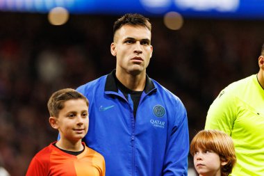 Lautaro Martinez Atletico de Madrid ile Internazionale Milano (Maciej Rogowski / Ball Raw Images) arasındaki Şampiyonlar Ligi faz maçında görüldü.)