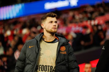 Josep Martinez, Atletico de Madrid ile Internazionale Milano (Maciej Rogowski / Ball Raw Images) arasındaki Şampiyonlar Ligi faz maçında görüldü.)